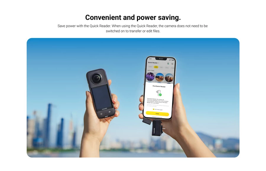 Insta360 X3 Quick Reader by  in  - EC MALL