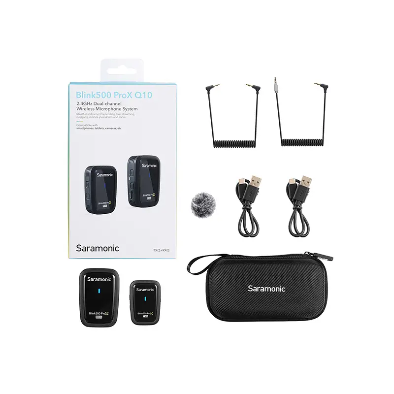 Saramonic Blink500 Pro X Q10,Q20 2.4GHz Dual-Channel Wireless Microphone System by  in  - EC MALL