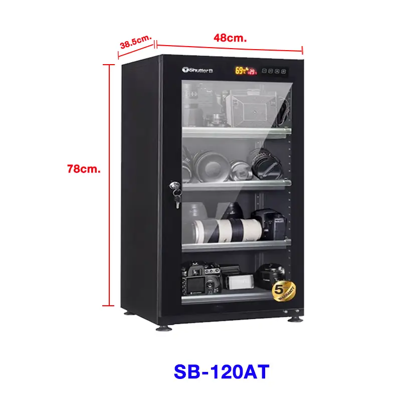 Shutter B SB-120AT LED Numerical Control Touch Screen Dry Cabinet ตู้กันชื้น by  in  - EC MALL