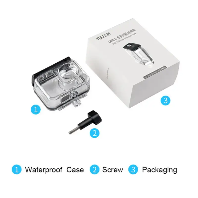Telesin One R Camera Waterproof Case For Insta360 One R by  in  - EC MALL