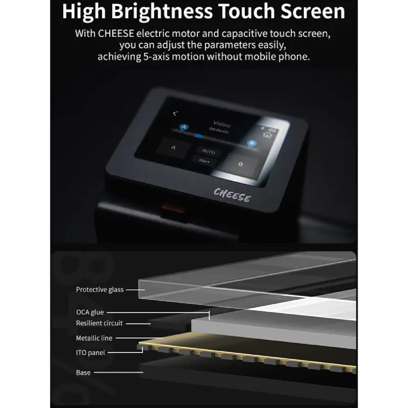 YC Onion Chocolate Pro Cheese Motorized Slider 40cm by  in  - EC MALL