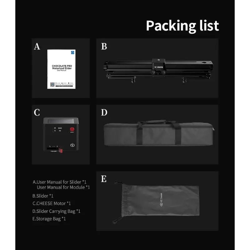 YC Onion Chocolate Pro Cheese Motorized Slider 52cm by in - EC MALL