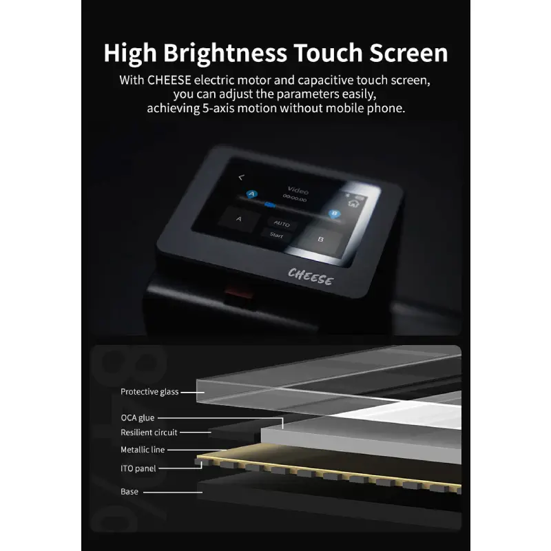 YC Onion Chocolate Pro Cheese Motorized Slider 52cm by in - EC MALL