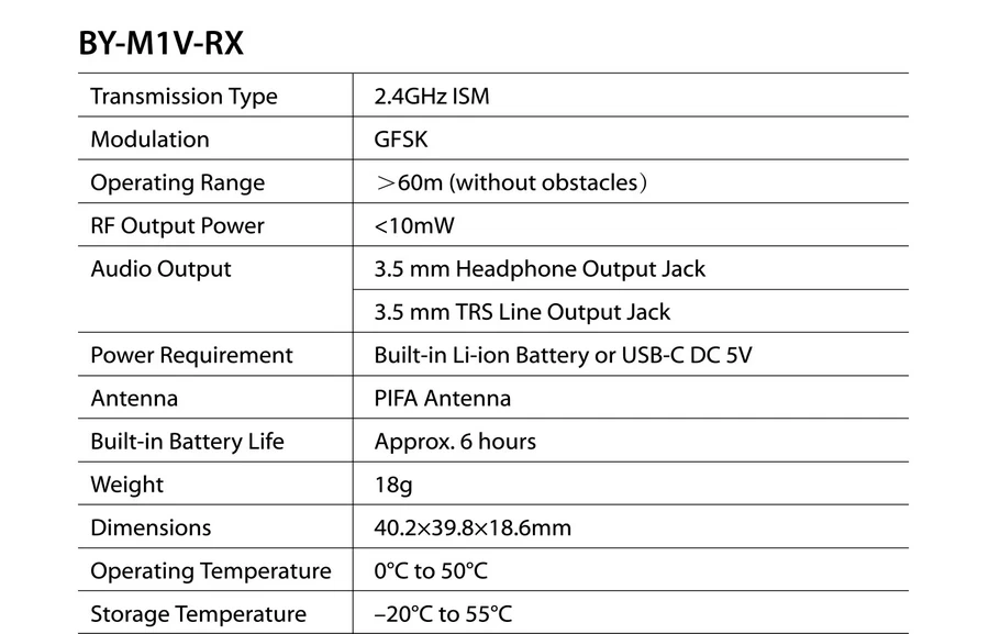 Boya BY-M1V5 / BY-M1V6 For (Lightning) Wireless Microphone by  in  - EC MALL