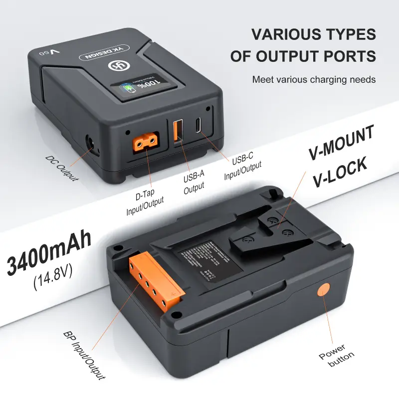 YK Design V-Mount Battery by  in  - EC MALL