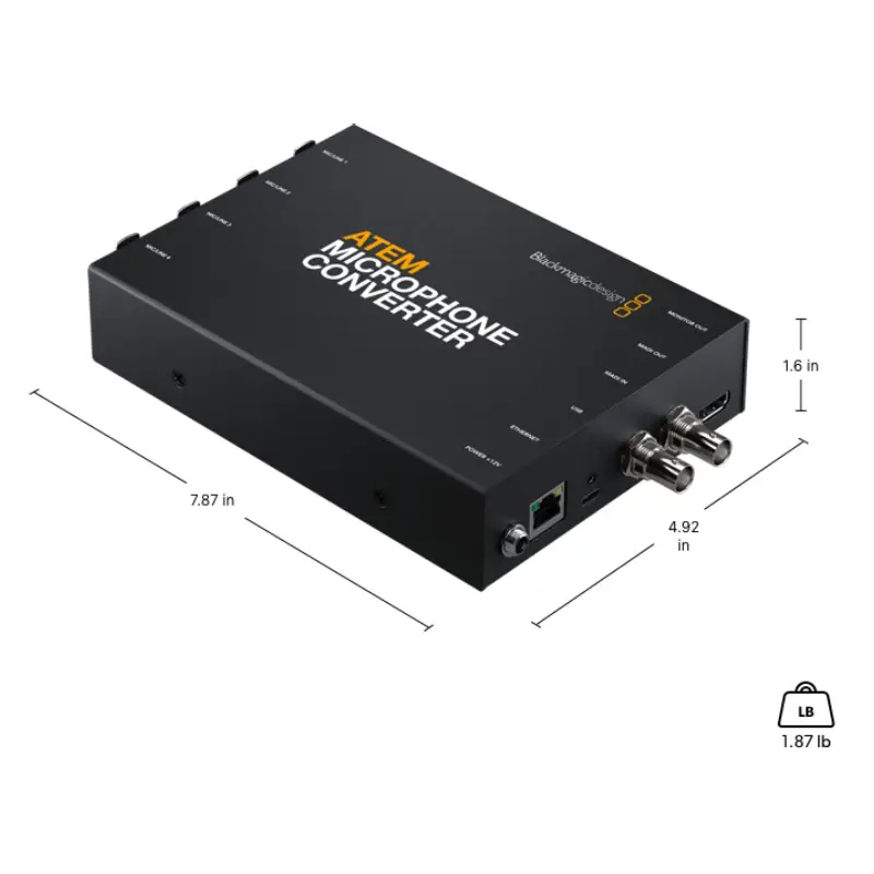 Blackmagic Design ATEM Microphone Converter by  in  - EC MALL