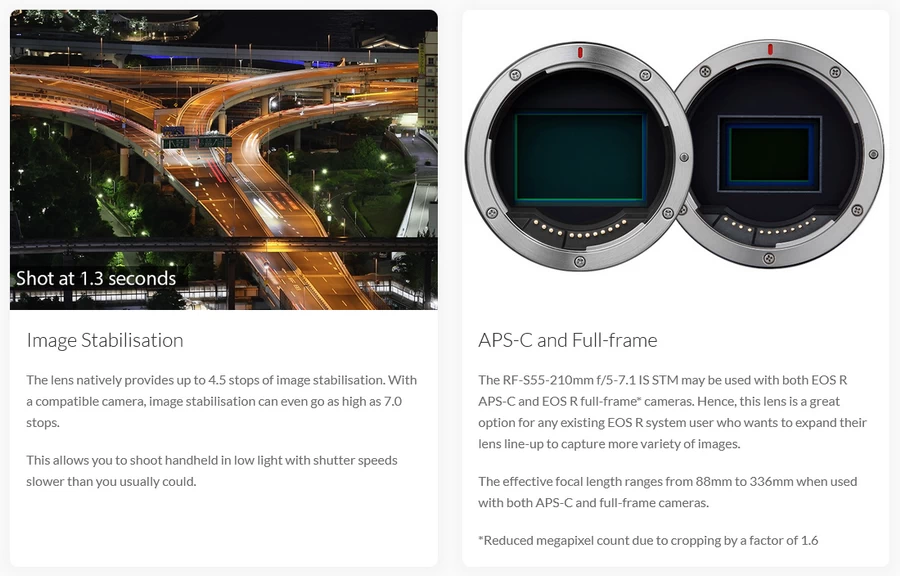 Canon RF-S 55-210mm f/5-7.1 IS STM Lens by  in  - EC MALL