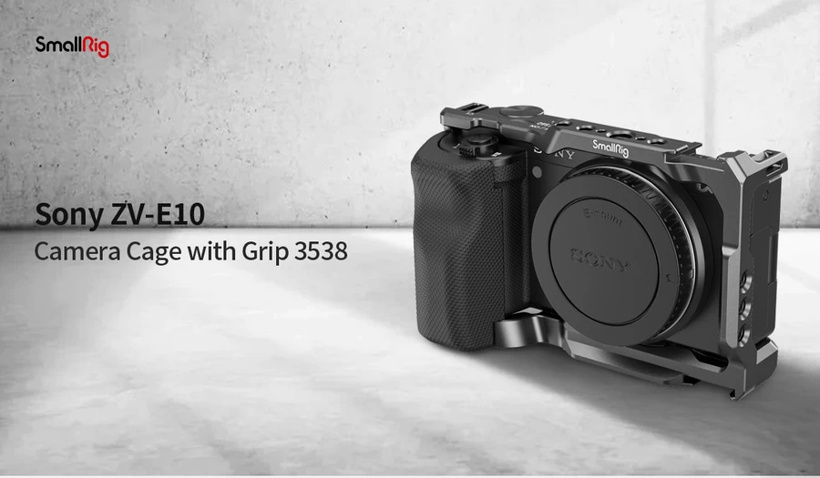 SmallRig 3538B Camera Cage with Grip for Sony ZV-E10 by  in  - EC MALL