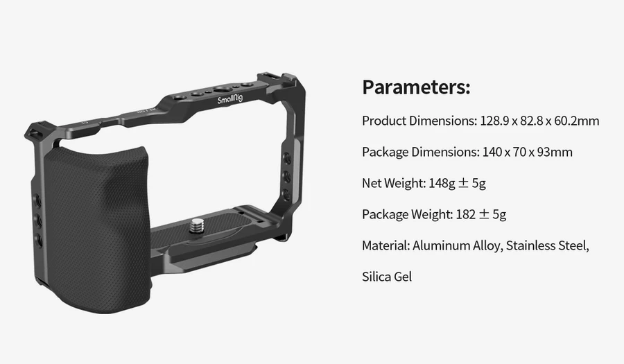 SmallRig 3538B Camera Cage with Grip for Sony ZV-E10 by  in  - EC MALL