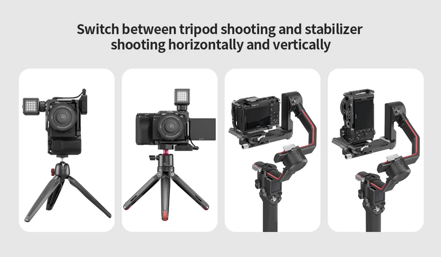 SmallRig 3538B Camera Cage with Grip for Sony ZV-E10 by  in  - EC MALL