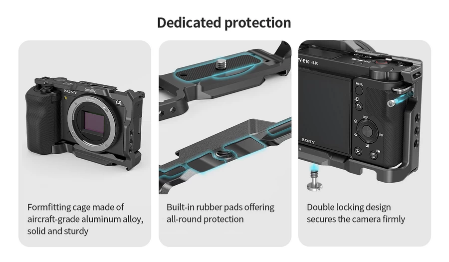 SmallRig 3538B Camera Cage with Grip for Sony ZV-E10 by  in  - EC MALL