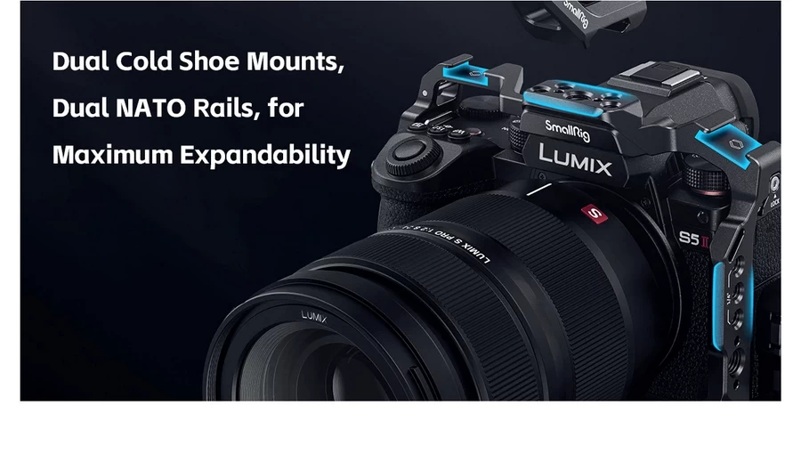 SmallRig 4024 Black Mamba Cage for Panasonic LUMIX S5 II / S5 IIX by  in  - EC MALL