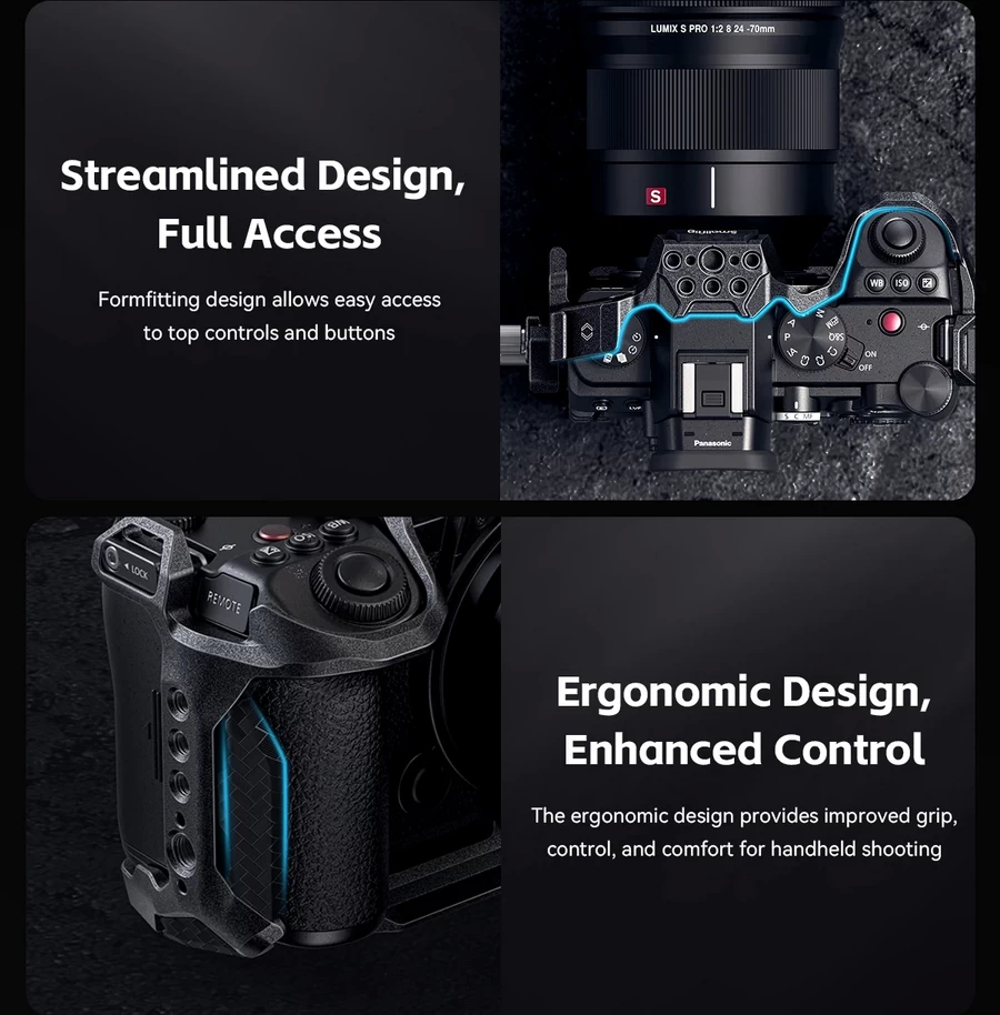 SmallRig 4024 Black Mamba Cage for Panasonic LUMIX S5 II / S5 IIX by  in  - EC MALL