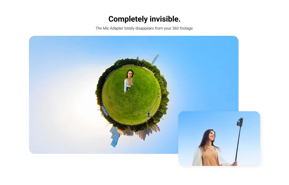 Insta360 Vertical Microphone Adapter for ONE X2 and RS Series by  in  - EC MALL