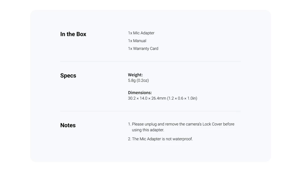 Insta360 Vertical Microphone Adapter for ONE X2 and RS Series by  in  - EC MALL