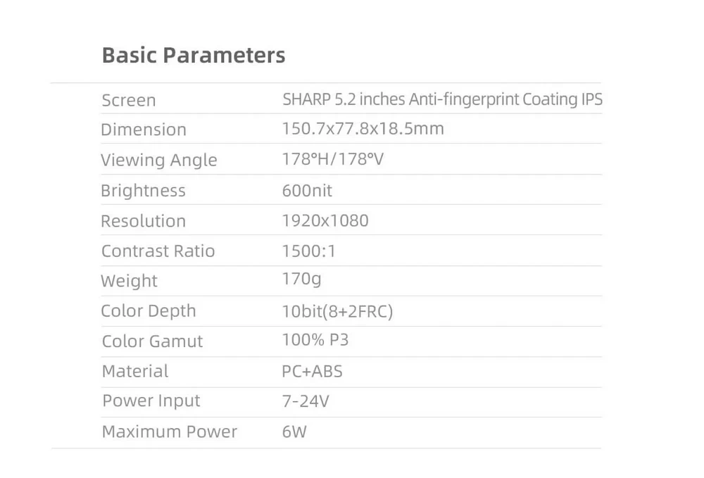 Portkeys PT6 6" 4K HDMI Touchscreen Monitor by  in  - EC MALL
