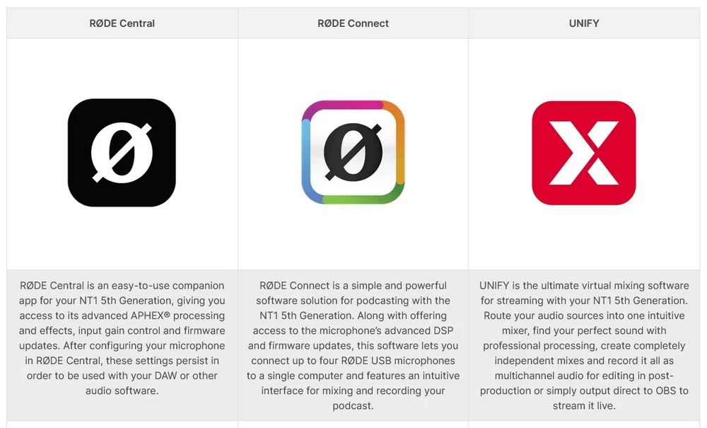 Rode NT1 5th Generation Studio Condenser Microphone by  in  - EC MALL