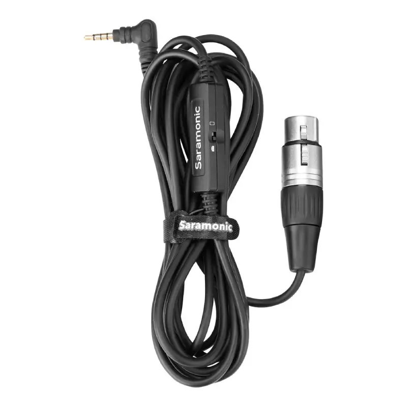 Saramonic SR-XLR35 XLR Female to 3.5mm TRRS Microphone Adapter Cable for DSLR Cameras and Smartphones (10') by  in  - EC MALL