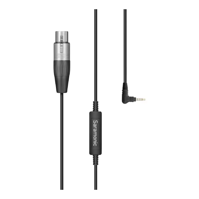 Saramonic SR-XLR35 XLR Female to 3.5mm TRRS Microphone Adapter Cable for DSLR Cameras and Smartphones (10') by  in  - EC MALL