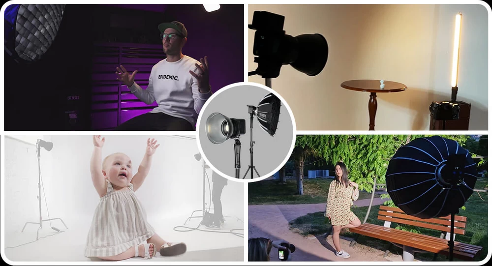 Sirui C60B Bi-Color LED Monolight by  in  - EC MALL