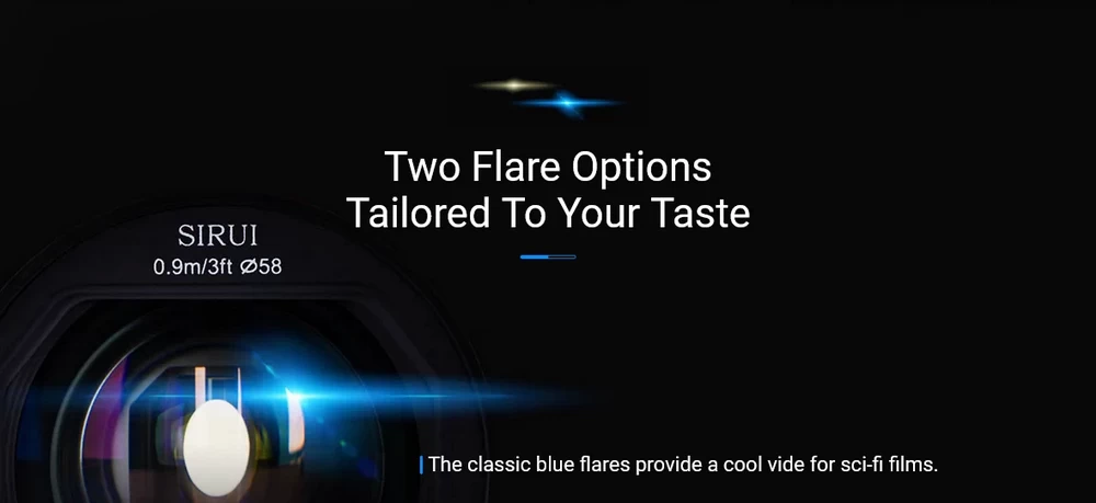 Sirui Saturn 35N 35mm T2.9 1.6x Carbon Fiber Full-Frame Anamorphic Lens (Neutral Flare) by in - EC MALL