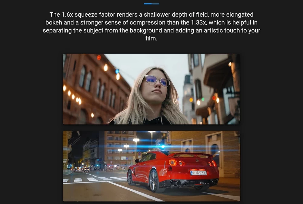 Sirui Saturn 35N 35mm T2.9 1.6x Carbon Fiber Full-Frame Anamorphic Lens (Neutral Flare) by in - EC MALL