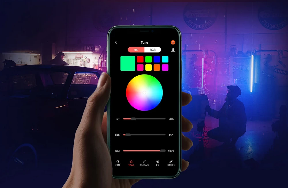 Sirui T60 Telescopic RGB LED Tube Light by  in  - EC MALL