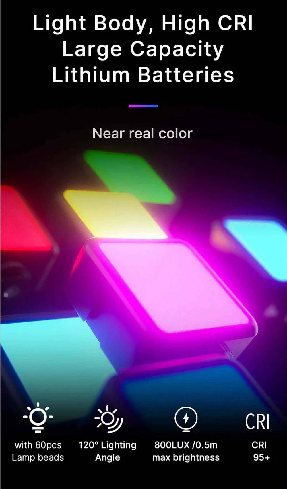 Ulanzi VL49 RGB Mini LED Video Light by  in  - EC MALL