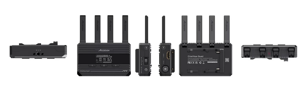 Accsoon Cineview Quad 2.4GHZ+5GHZ Dual-Band Transmission System ( Transmitter and Receiver ) by  in  - EC MALL