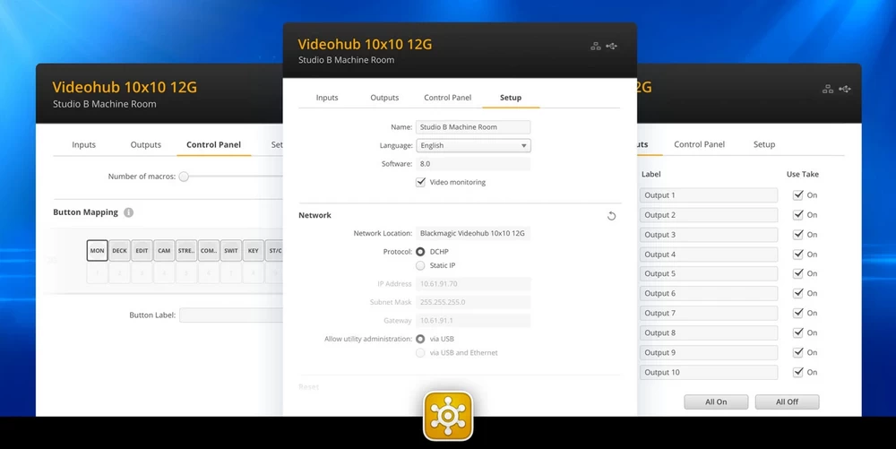 Blackmagic Design Videohub 40x40 12G by  in  - EC MALL