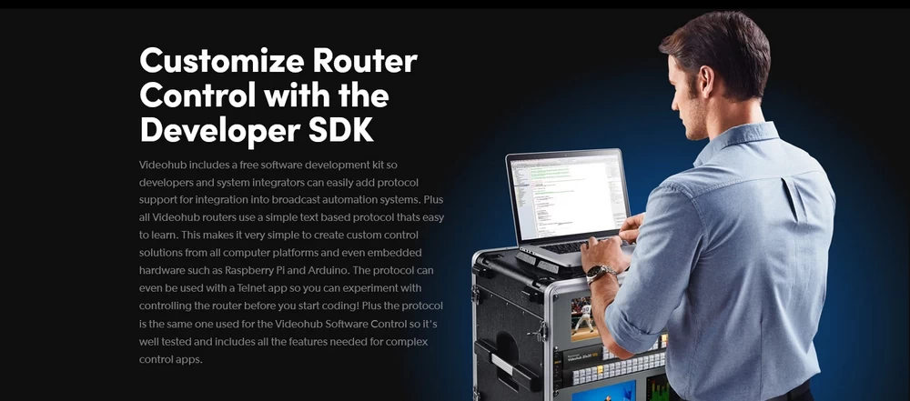 Blackmagic Design Videohub 40x40 12G by  in  - EC MALL