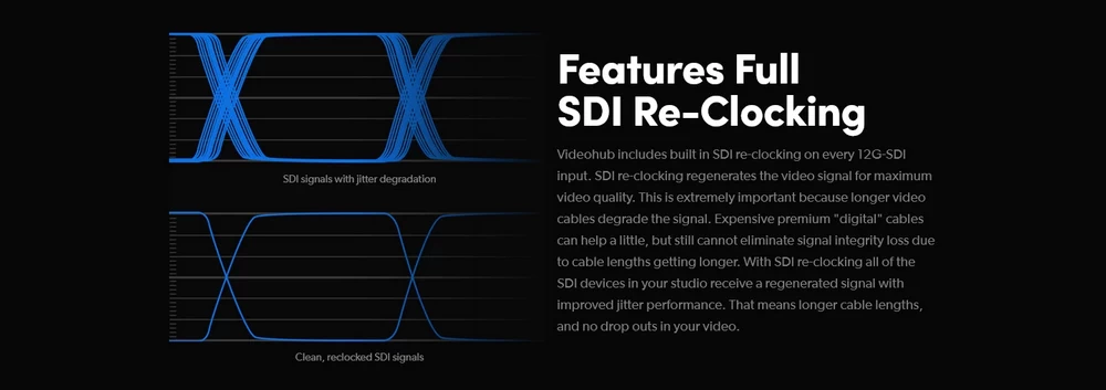 Blackmagic Design Videohub 40x40 12G by  in  - EC MALL