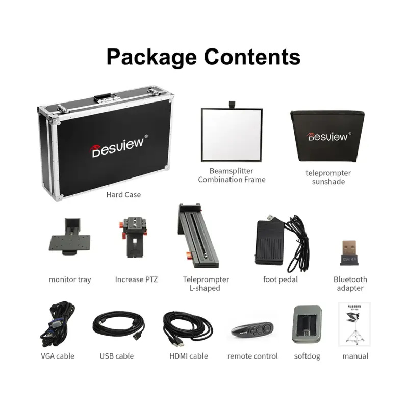 Desview T17 Teleprompter (Free Tripod) by  in  - EC MALL