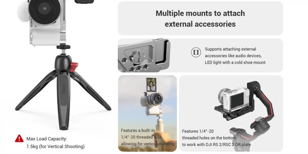 SmallRig 3523 Extension Grip for Sony ZV-E10 (Black) by  in  - EC MALL