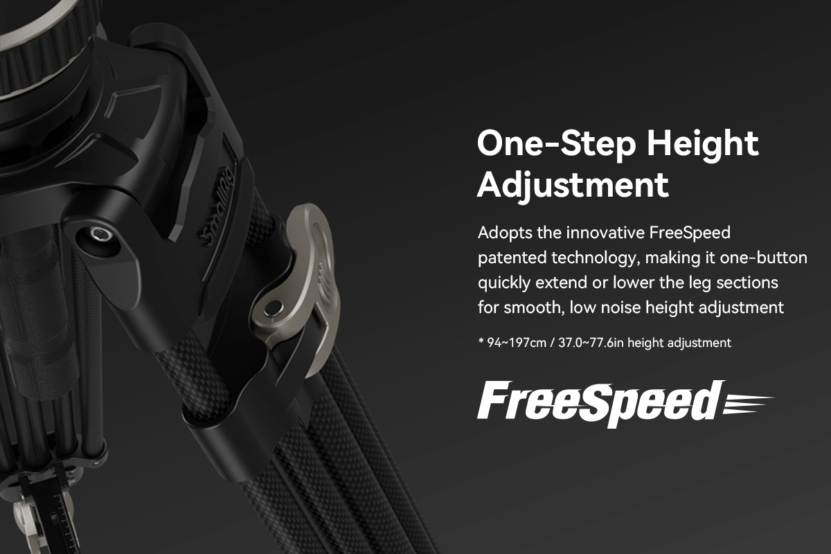 SmallRig 3989 FreeBlazer Heavy-Duty Carbon Fiber Tripod Kit AD-100 by  in  - EC MALL