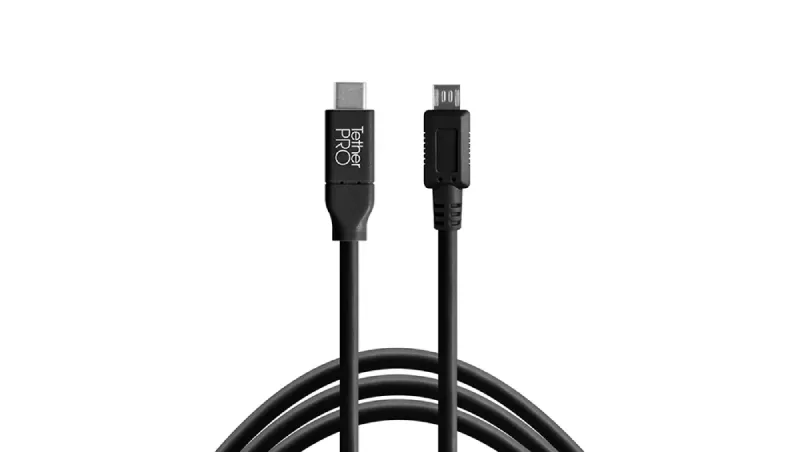 Tether Tools (CUC2515) TetherPro USB-C to 2.0 Micro-B 5-Pin(4.6M) by  in  - EC MALL