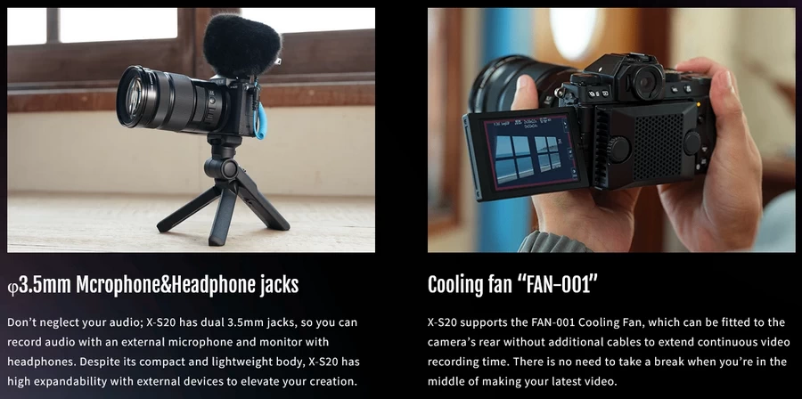 Fujifilm X-S20 Mirrorless Camera by  in  - EC MALL