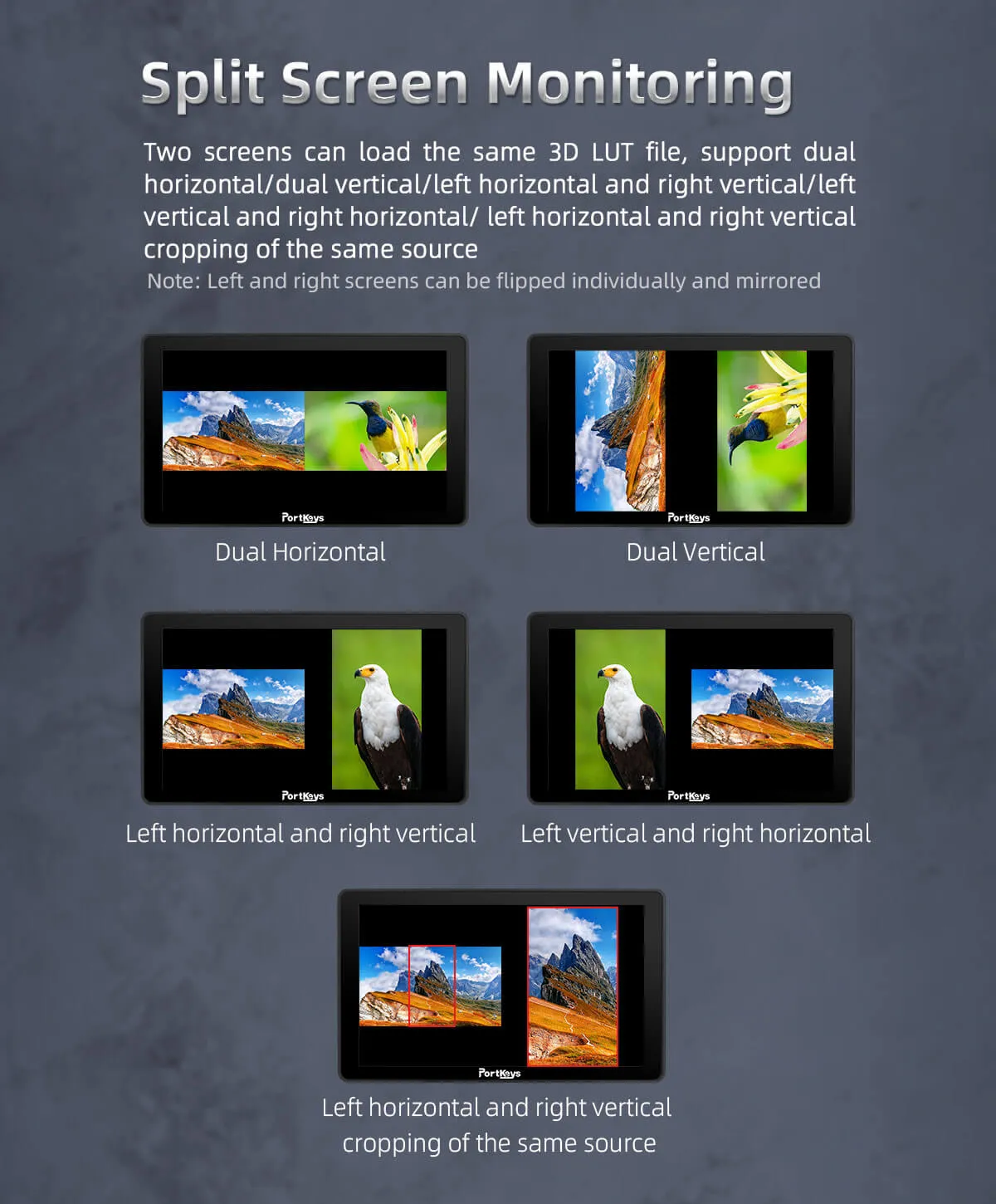 Portkeys BM7II DS 7" High-Bright Monitor with Wireless Camera Control by  in  - EC MALL