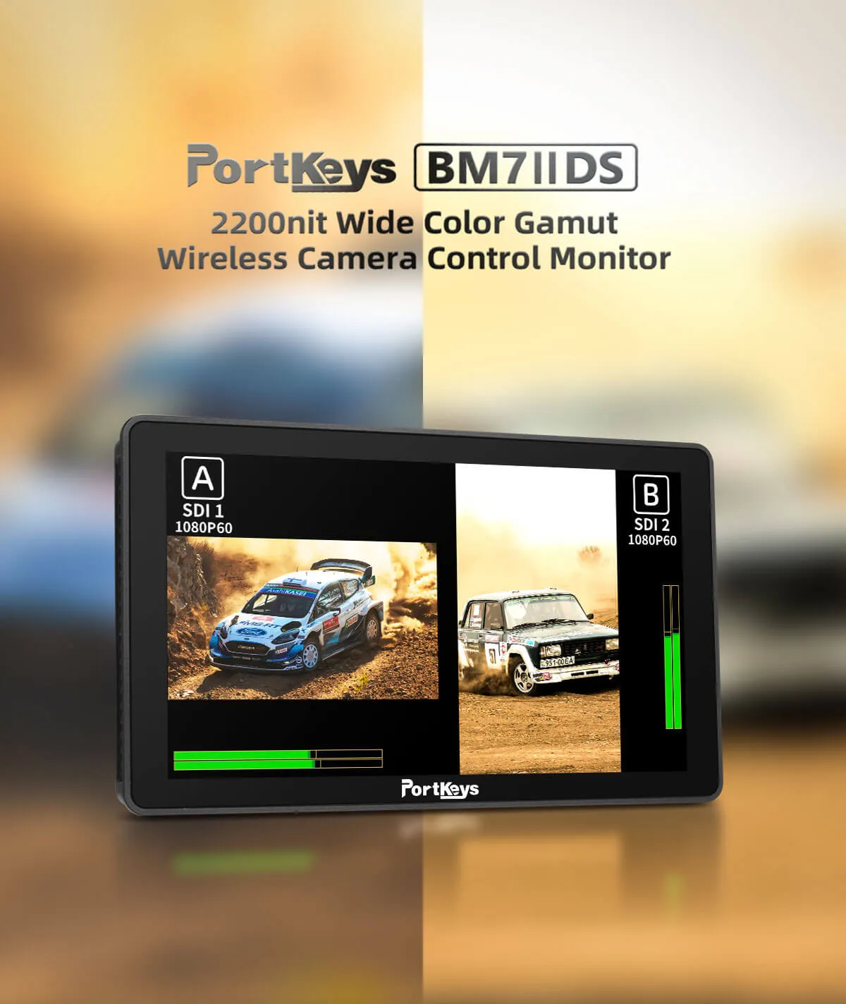 Portkeys BM7II DS 7" High-Bright Monitor with Wireless Camera Control by  in  - EC MALL