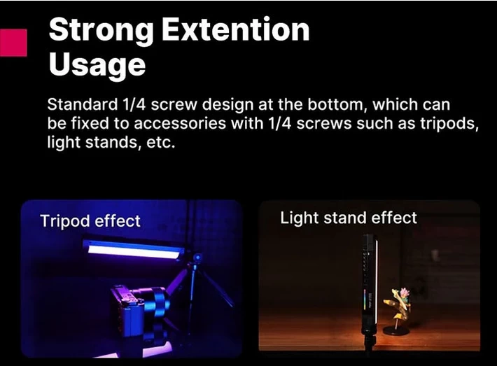 Ulanzi VL110 Magnetic RGB Tube Light 24cm by  in  - EC MALL