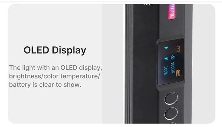 Ulanzi VL110 Magnetic RGB Tube Light 24cm by  in  - EC MALL