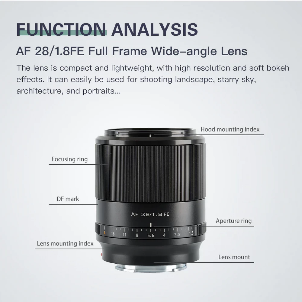 Viltrox AF 28mm f/1.8 FE Lens by  in  - EC MALL