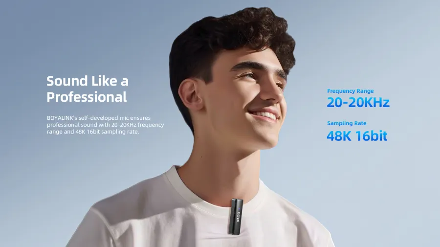 BoyaLink All-in-one Design Wireless Microphone System by  in  - EC MALL