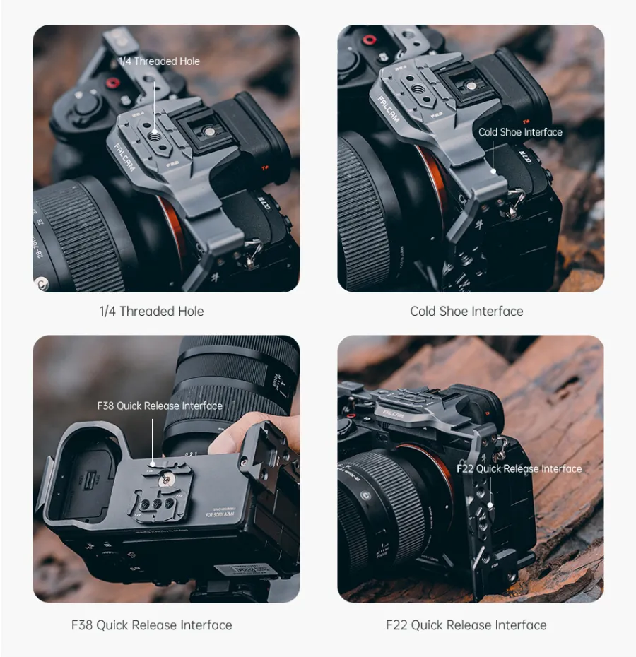 Falcam QuickRelease CameraCage (For Sony A7M4) 2824 by  in  - EC MALL