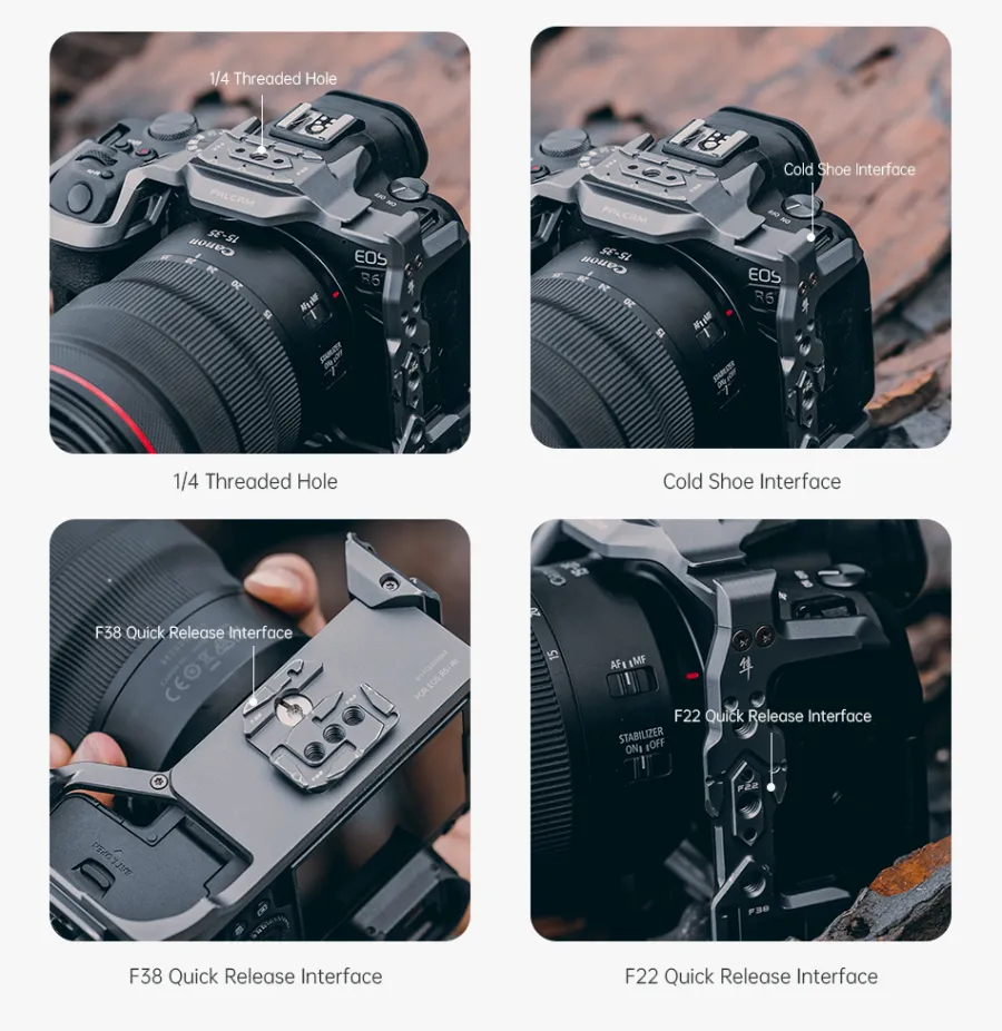 Falcam QuickRelease CameraCage (For Canon R5/R6) 2634 by  in  - EC MALL