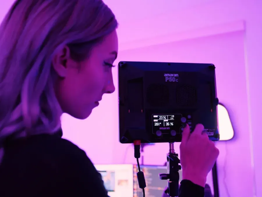 Aputure Amaran P60c 60W Output RGBWW Lensed Color LED Panel by  in  - EC MALL