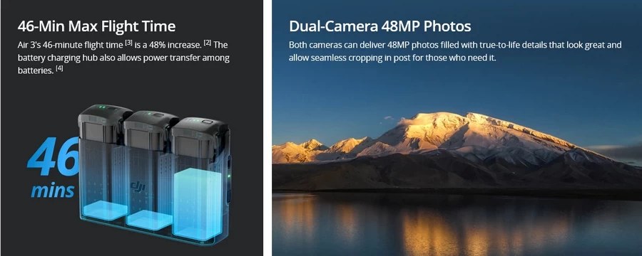 DJI Air 3 Fly More Combo (DJI RC 2) by  in  - EC MALL