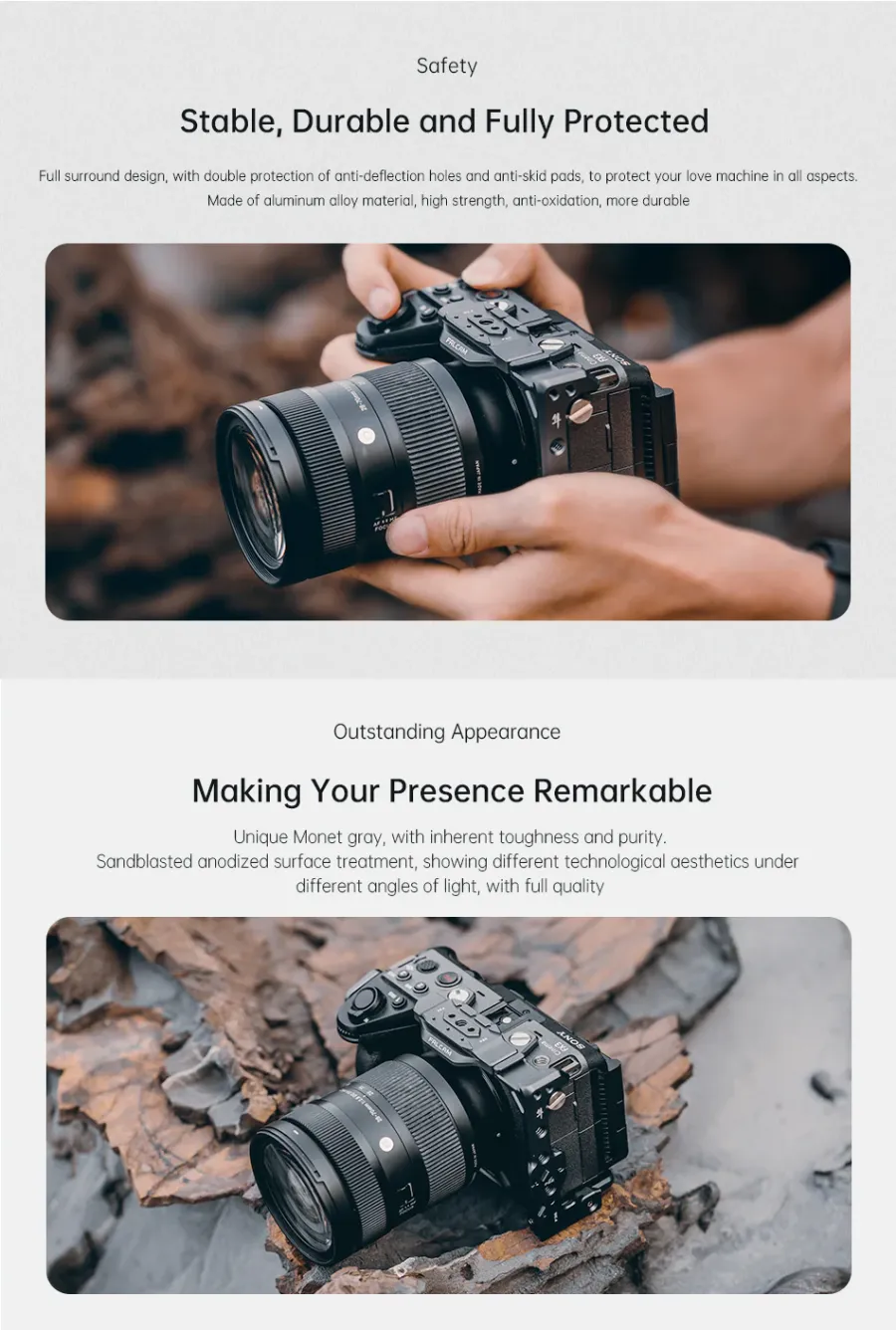 Falcam 2823A F22&amp;F38&amp;F50 Quick Release Camera Cage V2 (For Sony FX3/FX30) by  in  - EC MALL