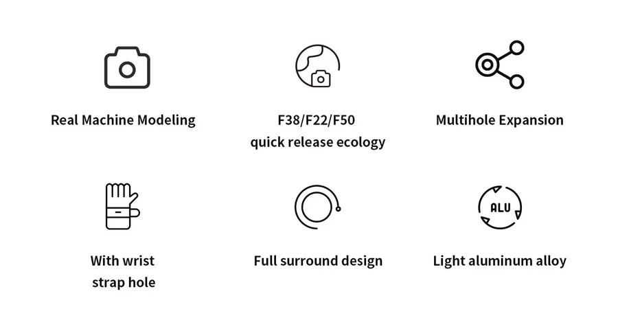 Falcam 3230 F22&amp;F38&amp;F50 Quick Release Camera Full Cage (For EOS R7) by  in  - EC MALL
