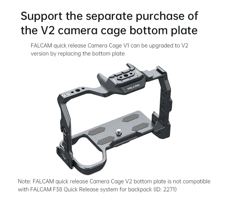 Falcam 3297 F22&amp;F38&amp;F50 Quick Release Camera Cage Base V2 (For SONY A7M3/ A7S3/A7R4) by  in  - EC MALL